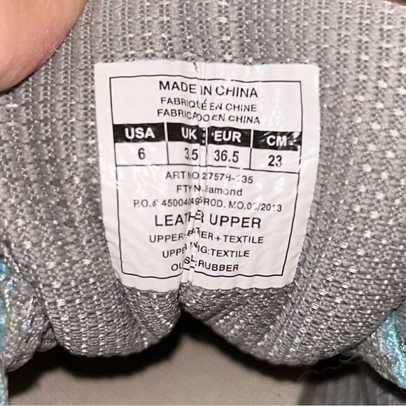 Womens Under Armour Blue Gray Sneakers Armour Guide Size 6 - Picture 5 of 5